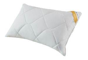 Kissen, Kopfkissen 50x70 CORNEO ECO Senna Home, natur, Maisfasern, mit Maisfasern, für Allergiker, weiß