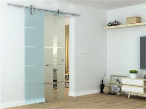 Glaszentrum Hagen - Drzwi szklane przesuwne Drzwi przesuwne 2050x775x8 mm Drzwi szklane Drzwi pokojowe, pion, ESG Glaszentrum Hagen - Drzwi szklane przesuwne Drzwi przesuwne 2050x775x8 mm Drzwi szklane Drzwi pokojowe, pion, ESG