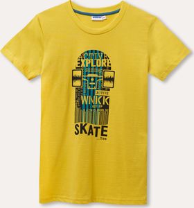 Jungen-T-Shirt Skate  - Gelb - 170