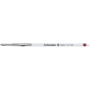 Kugelschreibermine Schneider Slider 710, XB, 10 Stück, Farbe:rot