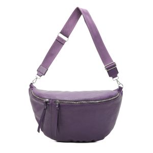 XXL Tasche Bauchtasche Hüfttasche Crossbody Schultertasche Umhängetasche Kunstleder Gürteltasche Crossover Slingntasche Bag Lila XXL Tasche Bauchtasche Hüfttasche Crossbody Schultertasche Umhängetasche Kunstleder Gürteltasche Crossover Slingntasche Bag Lila