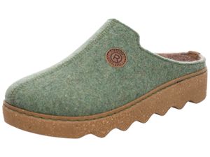 Rohde Damen Pantoffeln Hausschuhe Softfilz Foggia 6120, Größe:39 EU, Farbe:Grün