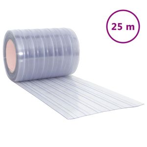 vidaXL Türvorhang Transparent 300x2,6 mm 25 m PVC