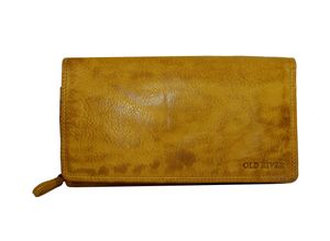 Old River Dámska kožená peňaženka Vintage 107 Yellow