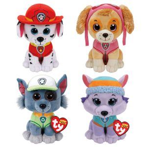 TY Beanie Boos (4 Figuren:Everest, Marshall, Rocky, Skye) Bright Eyes Selection Figuren Sonstige Spielzeugfiguren15cm Glubschi PAW PATROL