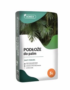 Substrat für Palmen - Zimmerpflanzen mit dekorativen Blättern tropischen Ursprungs Sobex 5 L