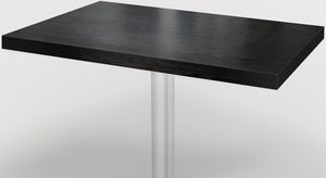 BRASIL | Bistro Tischplatte | B:T 120 x 70 cm | Schwarz | Gastro Tischplatte