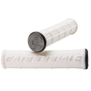 Cannondale Gripset Logo Silicone White One Size