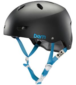 bern Brighton H2O Damen Wassersport-Helm mit ABS-Schale Wakeboard-Helm WW2MBKL Schwarz, Größe:L