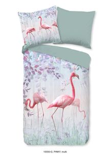 Good Morning Bettwäsche Flamingo - 135x200 cm - 100% Baumwolle