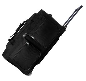 RGL A3 Trolleytasche Reisetasche mit Rollen Volumen: 70L Farbe: Schwarz