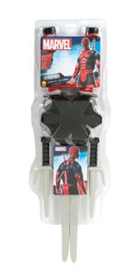 Deadpool Waffen-Set Marvel Comic Lizenzartikel grau-schwarz-rot