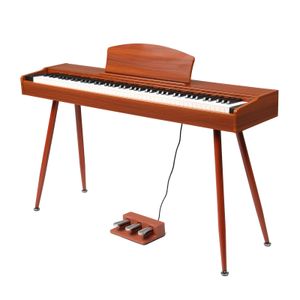 FCH E-Piano 88 Tasten Gewichtet Klavier,Elektro Klavier Digital E-Piano mit Ständer, Dreifach-pedal, USB-MIDI und Kopfhöreranschluss