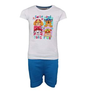 Paw Patrol Mädchen Kinder Schlafanzug Pyjama – Blau / 122