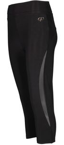 Papillon Capri 3/4 Sport Leggings Damen Schwarz Größe M