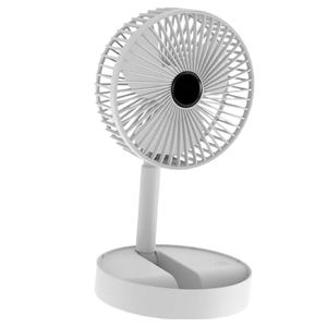 Elektrický prenosný stolový ventilátor USB s indikátorom prúdenia vzduchu, ventilátor s 3 nastaveniami rýchlosti - FOLDICOOL