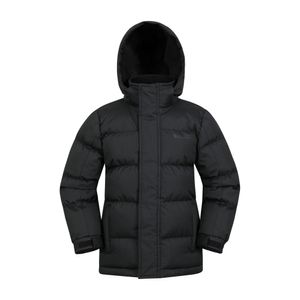 Mountain Warehouse - Detská prešívaná bunda "Snow II" odolná voči vode MW640 (116) (Black)