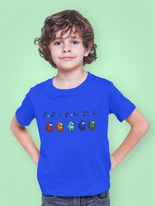 Bio Baumwolle T-Shirt Among US Game App Friends Freunde AmongUS Gaming Spiel Kid