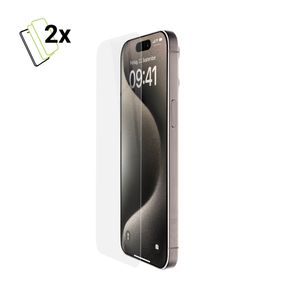 2x Eono Schutzglas für iPhone 15 Plus / 15 Pro Max - Displayschutz gegen Displaybruch und Kratzer - Hüllenfreundlich
