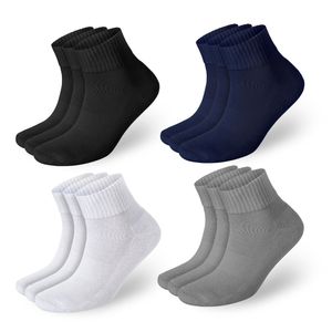NAHLE 12 Paar Bio Baumwolle Arbeitssocken | Blau 39-42 | Socken für Damen & Herren | Sportsocken | Funktionssocken | atmungsaktiv, gepolsterte Ferse und Sohle