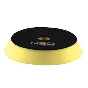 NEO TOOLS Polierschwamm Polierpad 130 x 150 mm x 25 mm, Schleifschwamm, maximale Drehzahl 3000 U/min, mit Klettverschluss (harter Schwamm)