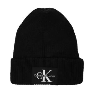 Čepice Calvin Klein dámské džíny Monologo Beanie K60K607383