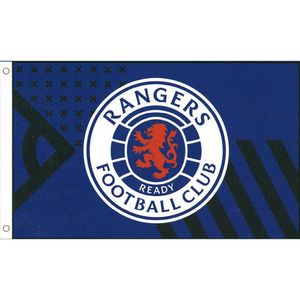 Rangers FC - Fahne "Core Crest" BS2720 (Einheitsgröße) (Blau)
