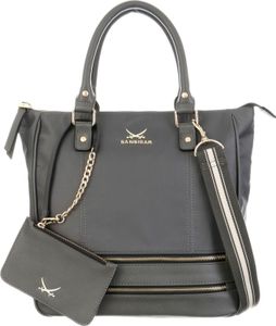 Sansibar Handtasche Schultertasche Shopper Bag Antracite grau Sansibar Handtasche Schultertasche Shopper Bag Antracite grau