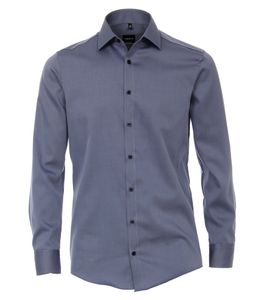 Venti - Modern Fit - Herren Hemd mit Kent-Kragen in verschiedenen Farben (001880), Größe:46, Farbe:Blau (100)