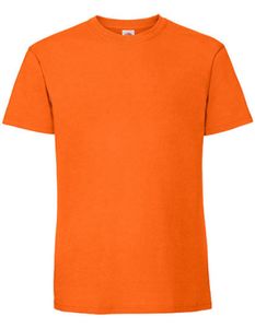 Herren Ringspun Premium T / Waschbar bis 60 °C - Farbe: Orange - Größe: XL