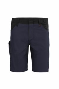 Pracovné šortky Qualitex 'X-Series' v námornícko-čiernej farbe, veľkosť: 64 - krátke pracovné nohavice - extrémna odolnosť X