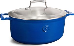 Saveur Gusseiserner Kochtopf mit Deckel, Ø 30cm 4,7L, emailliert, alle Herdarten