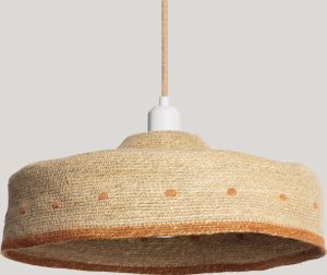 Pendelleuchte Naturfasern Arya Orange