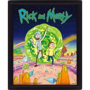 Rick And Morty - Poster, 3D PM6220 (25,4 cm x 20,32 cm) (Bunt)