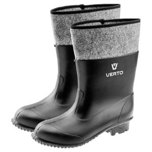 VERTO Filz-Gummistiefel Unisex-Erwachsene Langschaft - Herren Gummistiefel Komfort - Größe 39-47 (43)