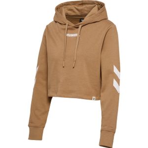 hmlLEGACY WOMAN CROPPED HOODIE - TIGERS EYE - L