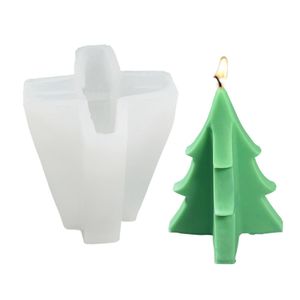 3D Silikon Weihnachtsbäume Kerzengießform Kerzenform Kerze DIY Form Mold Weihnachten Dekoration 7.2*9.5cm