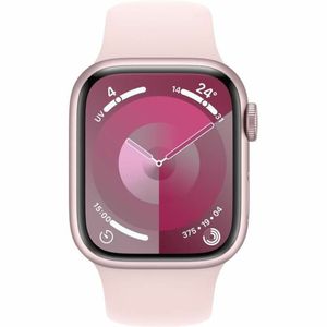 Apple Watch Series 9 Aluminium Rosé Rosé 41 mm ML 150-200 mm Umfang Hellrosa GPS + Cellular