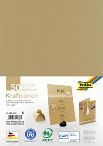 folia Kraftkarton 230 g/qm DIN A5 50 Blatt