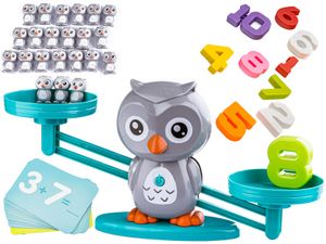 Zählen lernen Spiel - Owl Balance Shuffleboard - Owl Balance