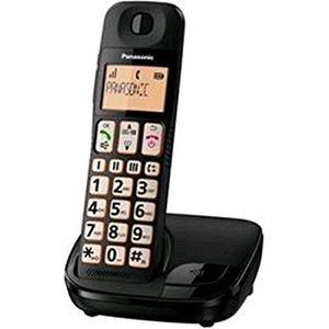 Panasonic KX-TGE110 DECT-Telefon Anrufer-Identifikation Schwarz