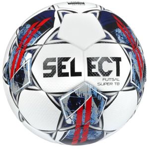 Select Futsal Super TB V22 FIFA Quality Pro Ball FUTSAL SUPER WHT-BLK, Fußbälle, Unisex, Weiß, Größe: 4