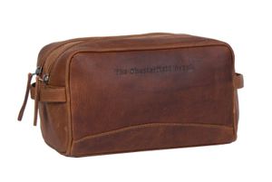 The Chesterfield Brand Wax Pull Up Kulturbeutel Leder 24 cm