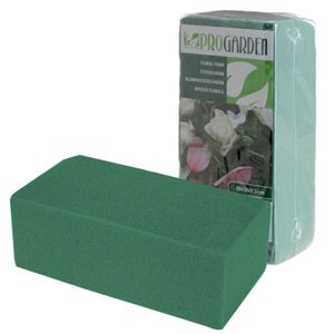 Pro Garden 90338 Schaumstoff für Blumensträuße, 200 x 100 x 75 mm, Mehrfarbig