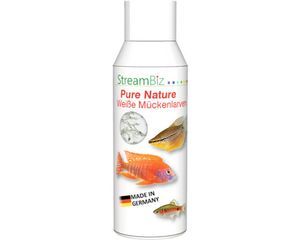 Aquariumfischfutter StreamBiz Pure Nature – Weiße Mückenlarven 100 ml