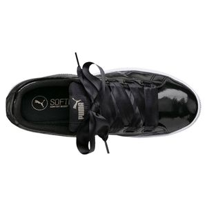 PUMA Sneaker Vikky Platform Ribbon Turnschuhe Schwarz Schuhe, Größe:40