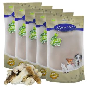 5 kg Lyra Pet® Kaninchenpfoten mit Fell 5 kg Lyra Pet® Kaninchenpfoten mit Fell