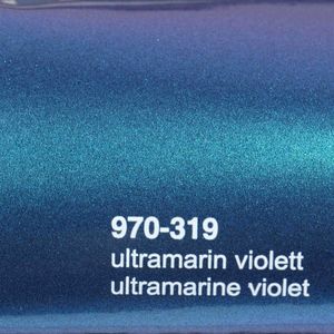 (25€/m²) Oracal 970RA Autofolie 319G Ultramarin-Violett Glanz Folie 152 cm Breite Laufmeterware gegossene Auto Folie selbstklebend