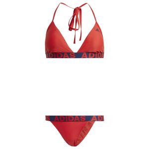 adidas Bikini Damen schwarz Trinangel Bikini mit herausnehmbaren Polstern, Farbe:Rot, Größe:38