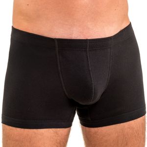 HERMKO 3901 Herren Pant aus 100% Baumwolle mit elastischem Börtchen, Größe:D 7 = EU XL, Farbe:schwarz